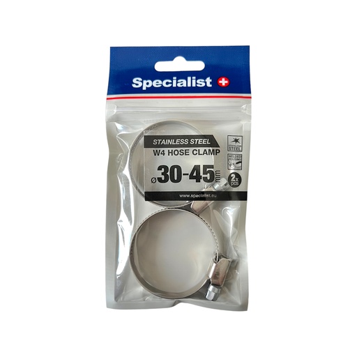 [81/7-045P] SPECIALIST+ sąvaržos W4, 30-45 mm, 2 vnt.