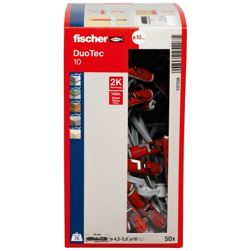 [61-537258] Kipsitüübel DUOTEC 10, 50 tk