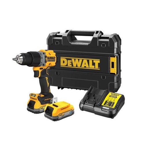 [26/5-DCD805E2T] Smūginis suktuvas/gręžtuvas DeWalt DCD805E2T; 18V 2x1,7Ah