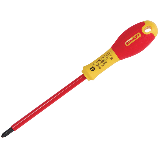 [62-165416] Stanley Fatmax izolēts skrūvgriezis VDE PH2x125 mm, 1000V