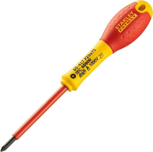 [62-165417] Elektriku kruvikeeraja Stanley Fatmax VDE, PZ0x75 mm, 1000 V