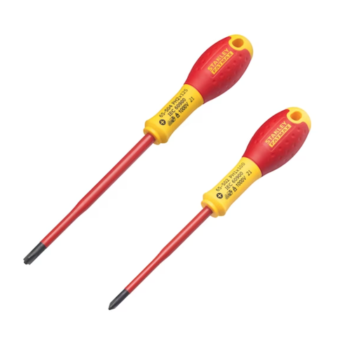 [62-062648] Stanley Fatmax VDE Insulated Screwdriver set PH1 + PH2, 1000V