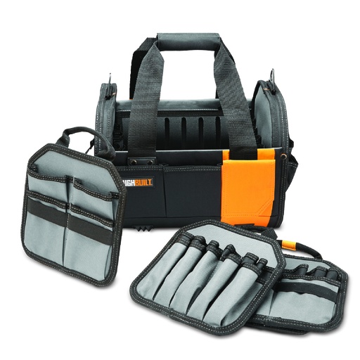 [73-8112] Atviras įrankių krepšys reguliuojamais skirtukais ToughBuilt®, 30 cm