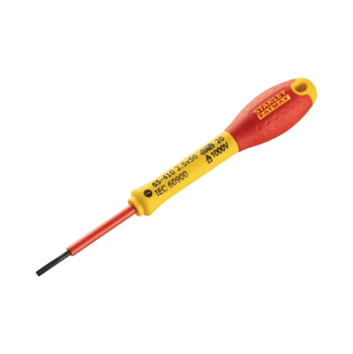 [62-065410] Stanley Fatmax el. atsuktuvas VDE 2,5x50 mm, 1000V (su blisteriu)