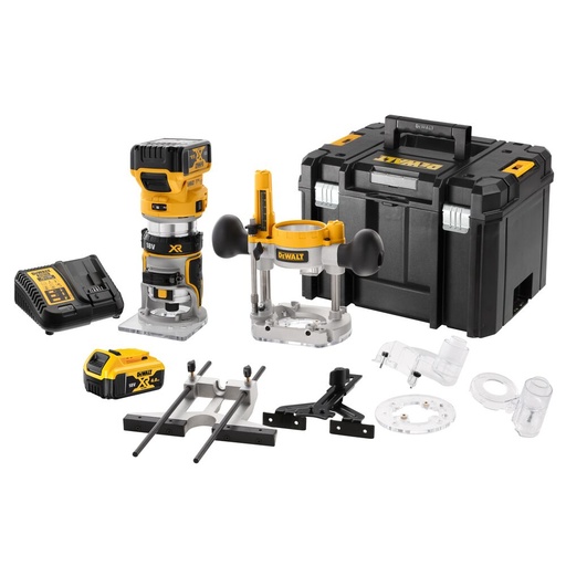 [26/5-DCW604P2] DeWALT DCW604P2 akumuliatorinis frezuoklis