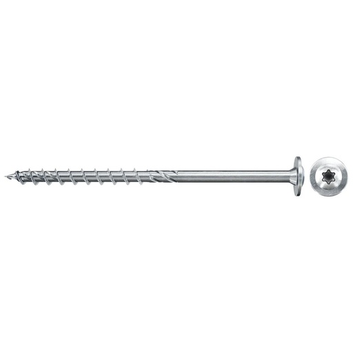 [61-561802] Kokskrūves ar palielinātu galu TORX FISCHER 6,0 x 220, 100 gab.