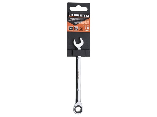 [45-IRW1010] Combination Ratchet Wrench 10 mm, JUFISTO