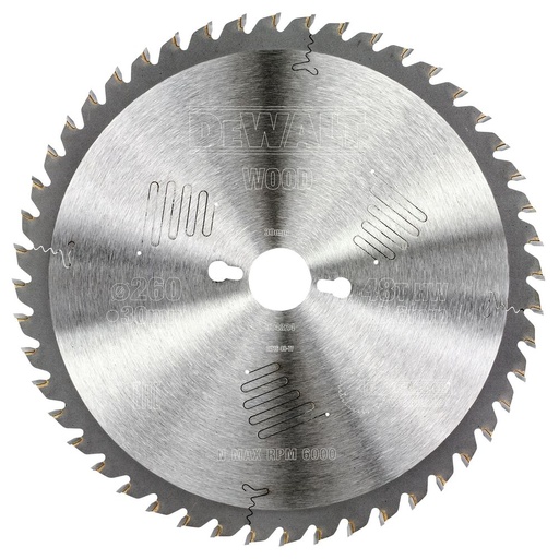 [11-DT4324] Circular saw blade DeWalt 260mmx30mm 48T