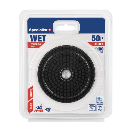 [37-3050] SPECIALIST+ diamond polishing pad, 100 mm, 50P