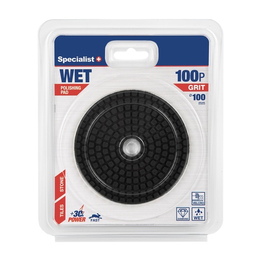 [37-3100] SPECIALIST+ dimanta slīpēšanas plāksne, 100 mm, 100P