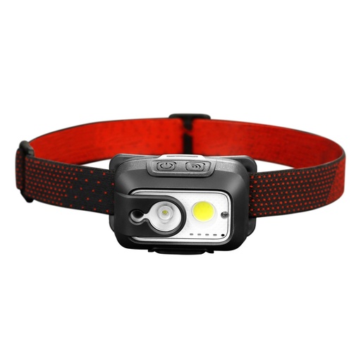 [44/4-5818] Head torch, 9W, rechargeable USB-C, ARCAS