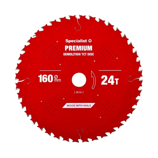 [51/5-16024] Cutting disc 160x24Tx20mm, Demolition PREMIUM, SPECIALIST+ 
