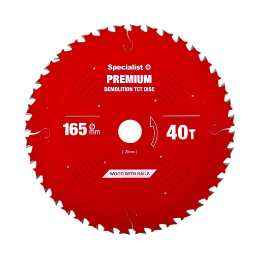 [51/5-16540] Cutting disc 165x40Tx20mm, Demolition PREMIUM, SPECIALIST+