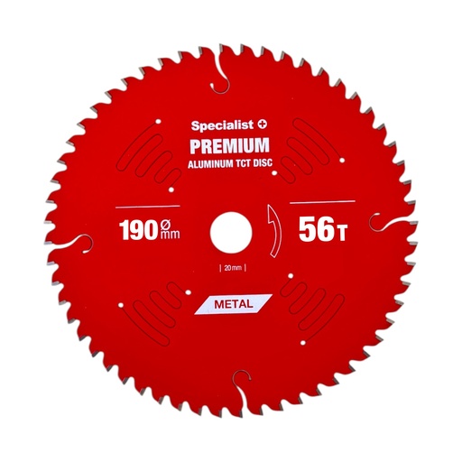 [51/6-19056] SPECIALIST+ griešanas disks Aluminium 190x56Tx30mm
