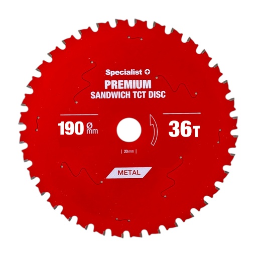 [51/4-19036] Cutting disc 190x36Tx30mm, Sandwich PREMIUM, SPECIALIST+