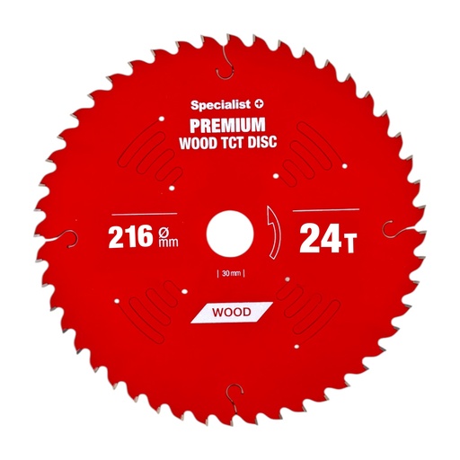 [51/7-21624] Cutting disc 216x24Tx30mm, Wood PREMIUM, SPECIALIST+ 