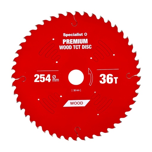 [51/7-25436] Cutting disc 254x36Tx30mm, Wood PREMIUM, SPECIALIST+ 