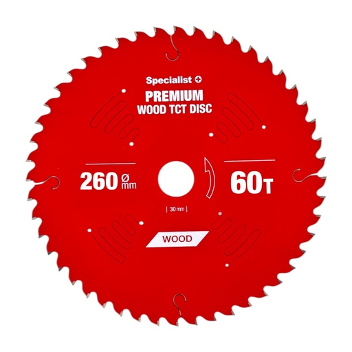 [51/7-26060] Cutting disc 260x60Tx30mm, Wood PREMIUM, SPECIALIST+ 