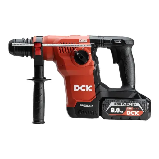 [26/8-KRH20V-28R2K] Cordless brushless rotary hammer SDS+, 4,8kg, 20V, KRH20V-28R2K, DCK (2x8,0Ah battery, charger)