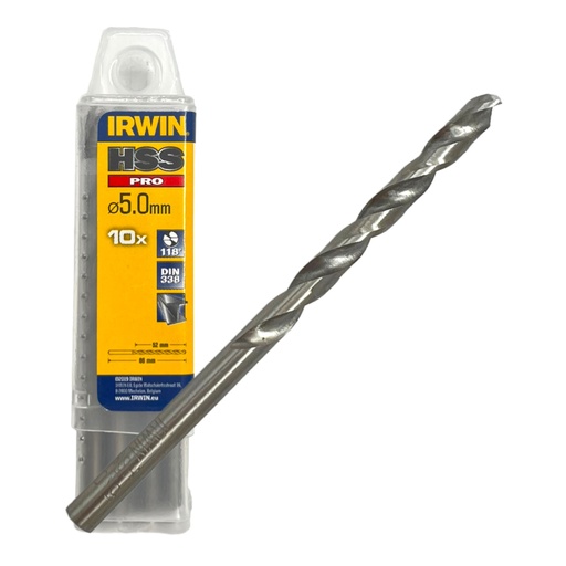 [01-050] Metallipuur HSS PRO 5,0 x 52/86 mm, 10tk
