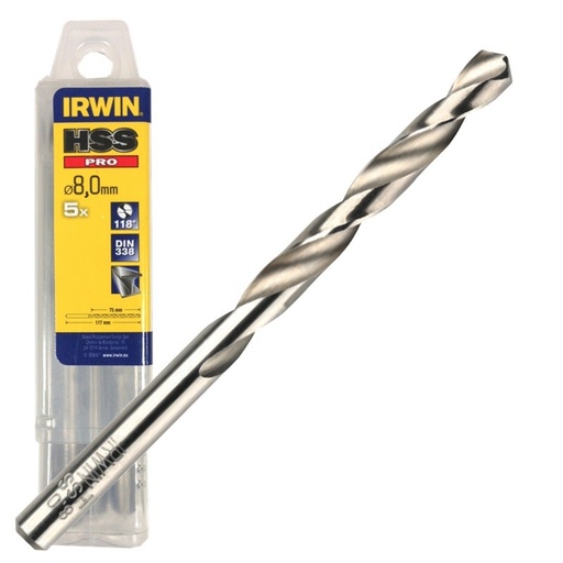 [01-114] HSS PRO DIN 338 11.4 QUAD PK5