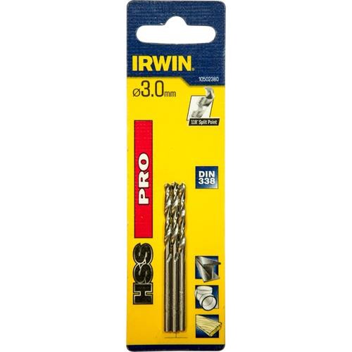 [01-2380] Grąžtas metalui HSS PRO 3,0 mm, 3 vnt.