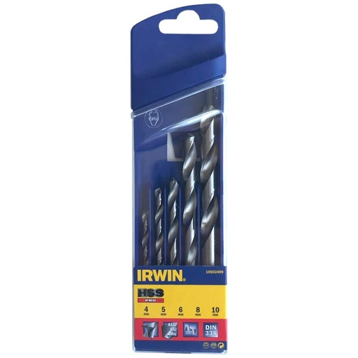 [01-2499] Metalo grąžtų rinkinys 4 - 10 mm, 5 vnt.