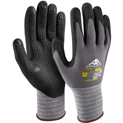 [72-F3270D] Pirštinės Active Flex F3270D XL, Active Gear 