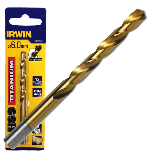 [01-2591] HSS PRO TIN DIN 338 6.0 - CYL