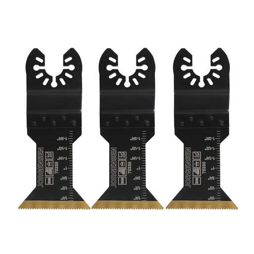 [34-70821] Daugiafunkcinio įrankio geležtės titanine danga 44 mm. Pony Jorgensen 3 vnt.