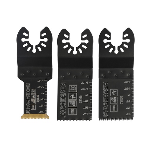 [34-70826] Universal multi-tool blade set, Pony Jorgensen, 3 pcs