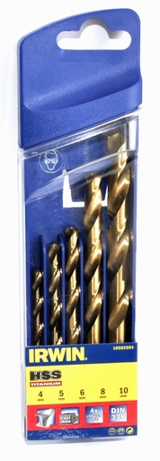 [01-2604] Grąžtų rinkinys HSS TITANIUM 5 vnt.