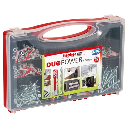 [61-536091] DuoPower tüüblite ja kruvide komplekt, Fischer, 280 tk