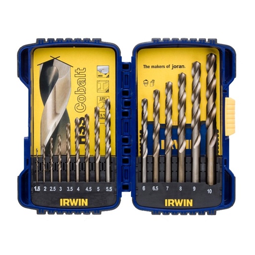 [02-3036501] STC HSS-E Cobalt 15 pcs Set