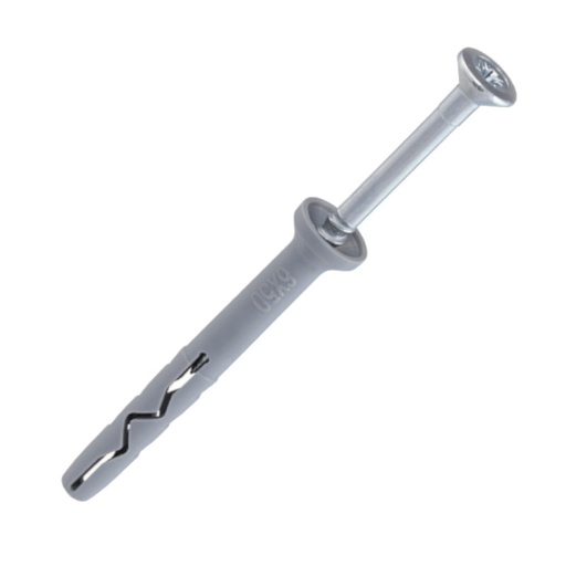 [75-SM-08100] Hammer drive fixing plug 8x100-ZnG SM, WKRET-MET, 100pcs.