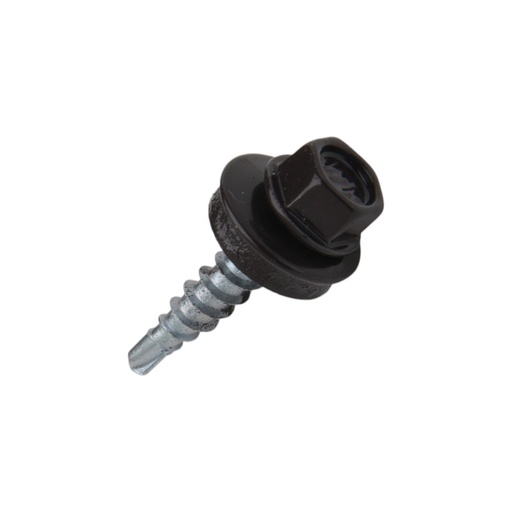 [75-WFD-48025-8019] Roofing self-drilling screw for wood  4,8x25-Zn RAL8019, WFD, WKRET-MET, 250pcs.