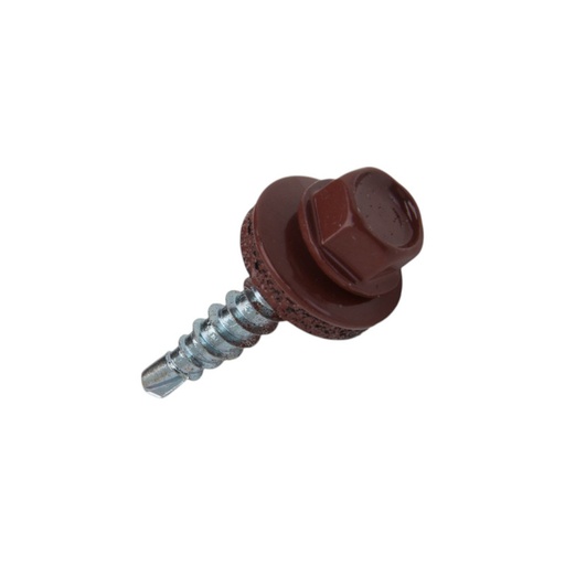 [75-WFD-48035-8004] Roofing self-drilling screw for wood  4,8x35-Zn RAL8004, WFD, WKRET-MET, 250pcs.