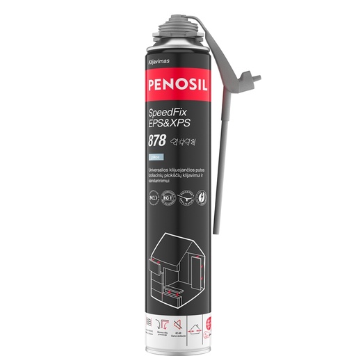 [52-A5868] Universalios klijuojančios putos SpeedFix EPS&XPS 878, 750 ml, PENOSIL