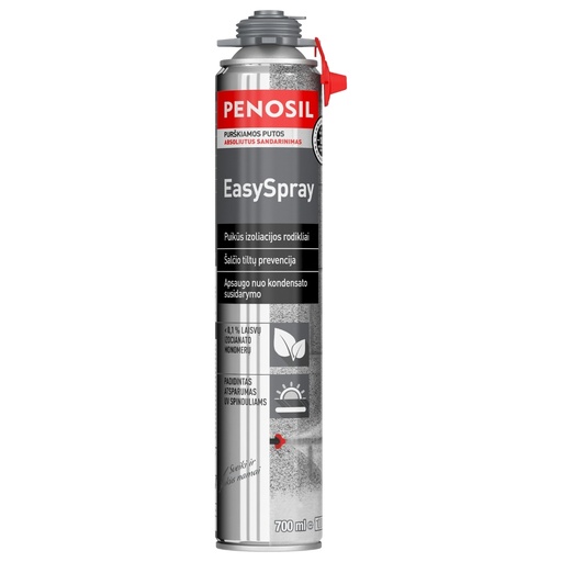 [52-A50311] Purškiamos termoizoliacinės putos EasySpray, balta, 700 ml, PENOSIL