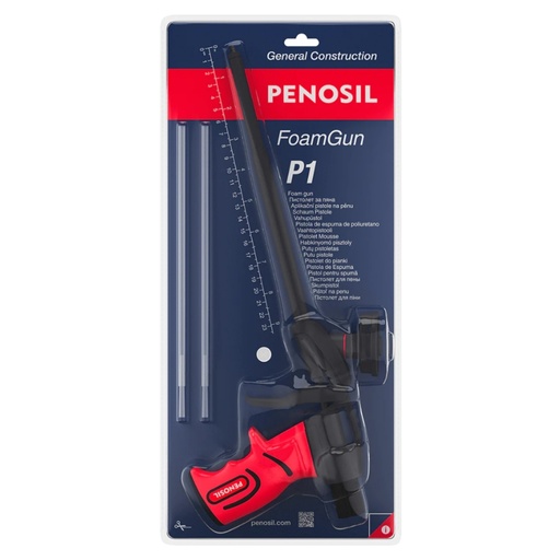 [52-EP0071] Profesionalus statybinių putų pistoletas su ilgesniu vamzdžiu, FoamGun P1, PENOSIL