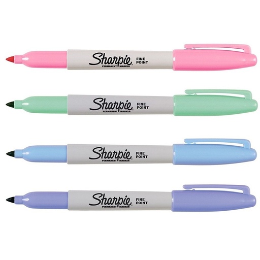 [09-2065402] Markerite komplekt Sharpie, pastelsed värvid, 4 tk
