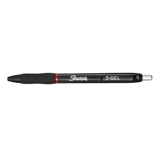 [09-2136599] SHARPIE S-GEL 0.7MM RED TK12 PEA