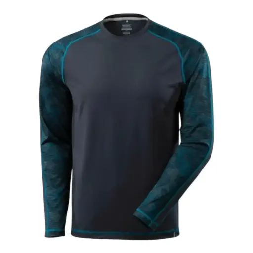[80-M17281M/1L] Undershirt ADVANCED 17281, black-grey, MASCOT (L size)