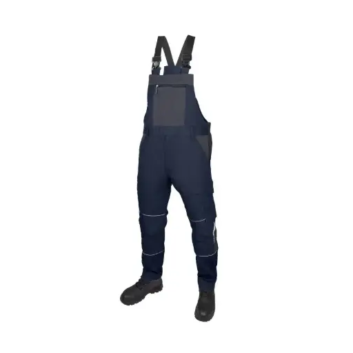 [80-FLEXTM/56] Bib overalls FLEX COTTON, dark blue, REWELLY (56 size)