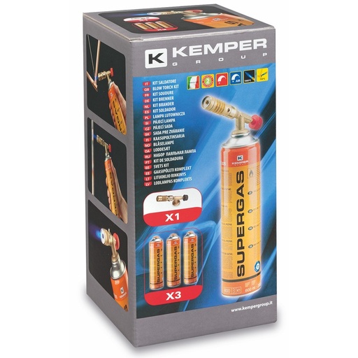 [10/2-1047SET] Dujos „KEMPER" SUPER GAS rinkinys 3+1