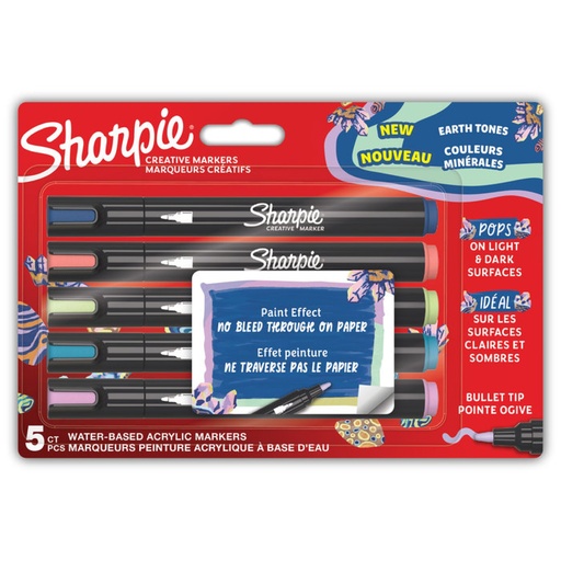 [09-2213380] Loominguliste markerite komplekt Sharpie, ümar ots, 5 tk