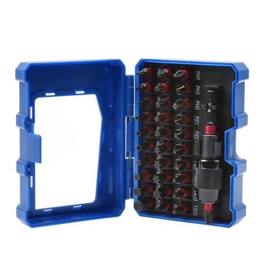 [37-G30065] Triecienuzgaļu komplekts Power HIT, 32 gab., GEKO