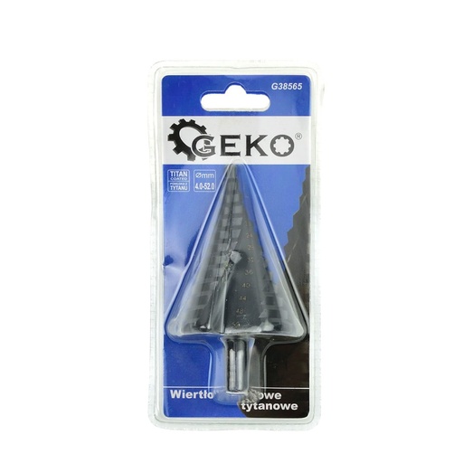 [37-G38565] Step Drill Bit 4–52 mm, GEKO