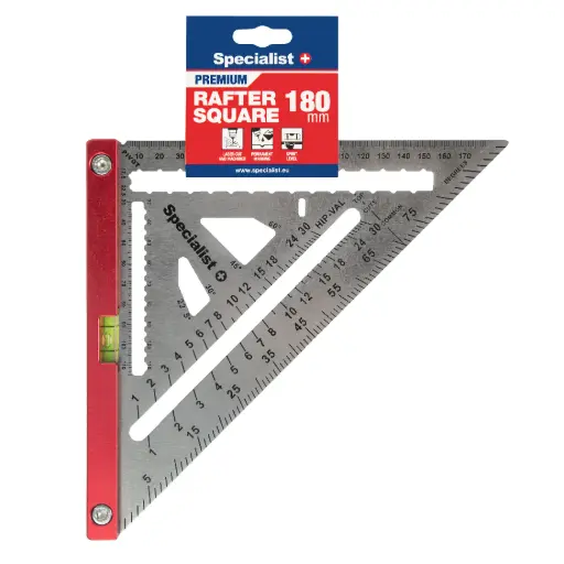 [29-2180] Rafter square PREMIUM, 180 mm, SPECIALIST+