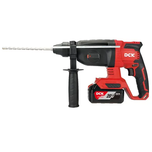 [26/8-KDZC04-24EA] Akutoitega harjavaba perforaator SDS+, 3,2 kg, 20V, KDZC04-24EA, DCK (1x4,0Ah aku, laadija)